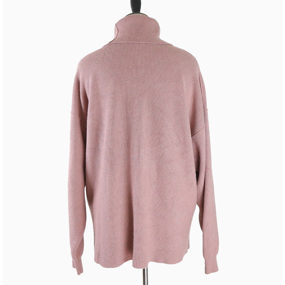 Free People Size L Softly Structured Tunic Sweater Dusty Pink Mauve - Picture 4 of 10